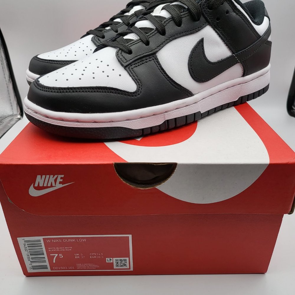 NEW Women 7.5 / Men's 6 Nike Dunk Low PANDA DD1503-101 - Picture 10 of 10